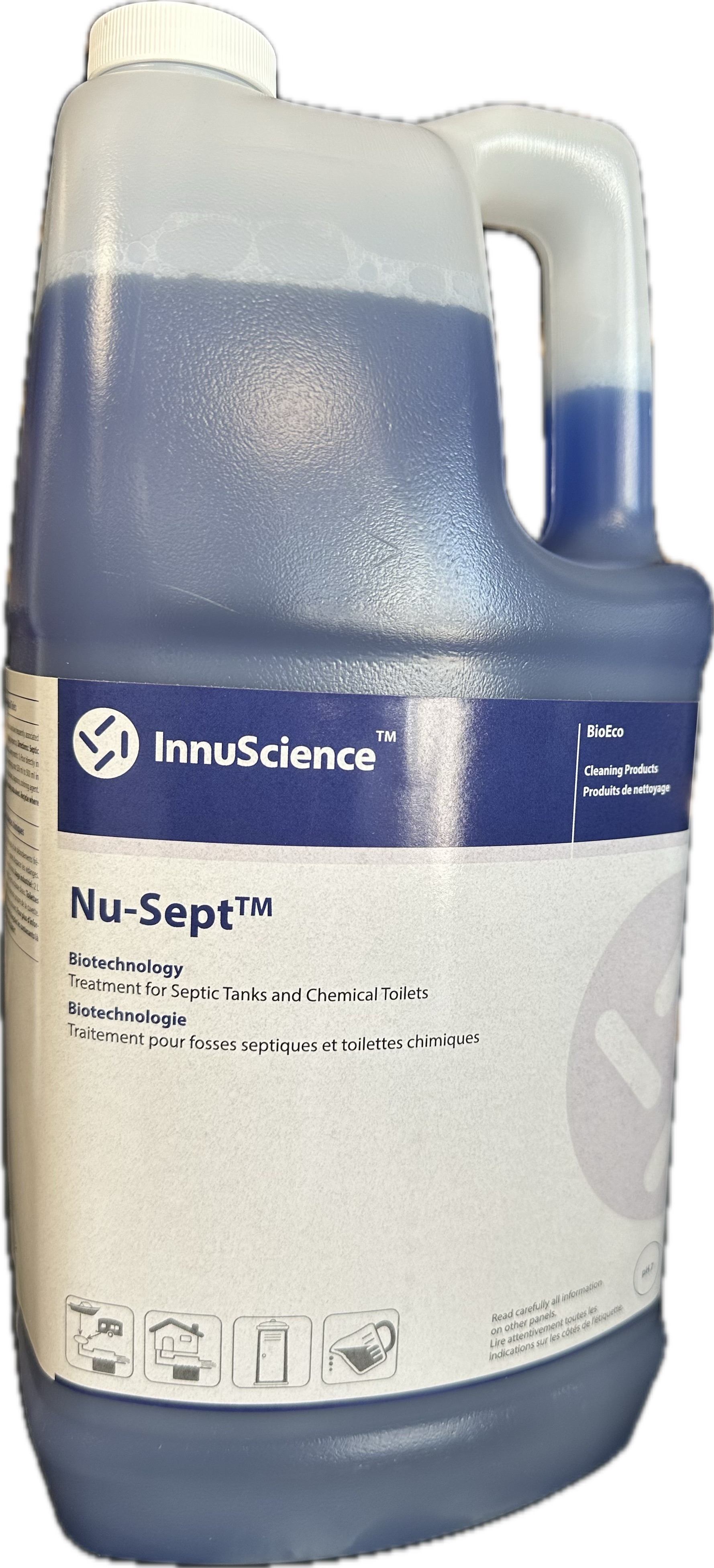Image of product : Nu-Sept - InnuScience - Traitement pour fosse septiques et toilettes chimiques - 4L