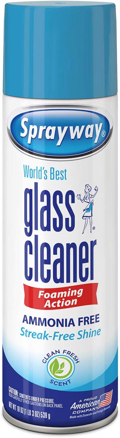Image of product : Sprayway - Lot de 4 aérosols nettoyants pour vitres - 538,6 g