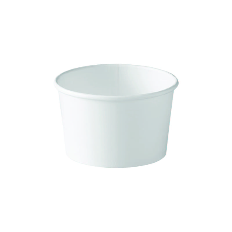 Image of product : Bol en Carton Blanc Pour Crème Glacée 8 Oz (500/cs)