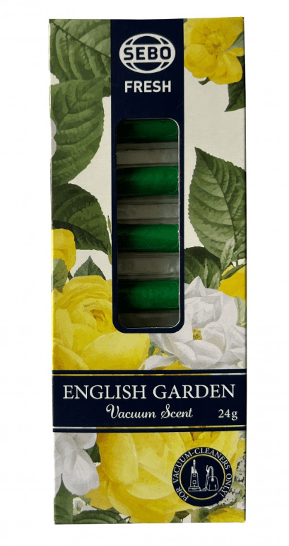Image of product : Désodorisant pour aspirateurs - parfum de jardin anglais - paquet de 8 - 24 g