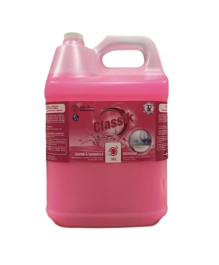 Image of product : Savon à vaisselle rose Classik - 10L
