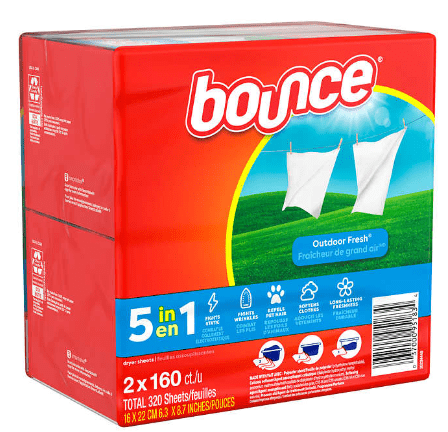 Image of product : Bounce en Feuille 320F/paquet - Outdoo Fresh