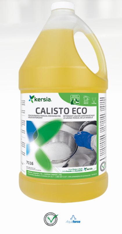 Image of product : Calisto Eco - Détergent liquide concentré pour le lavage manuel de la vaisselle - 3.8L